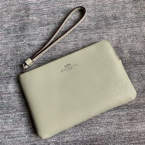 Coach phone and card wristlet